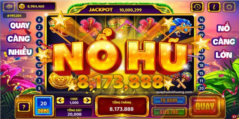 Top game nổ hũ đổi thưởng phổ biến nhất hiện nay